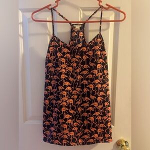 J. Crew flamingo tank
